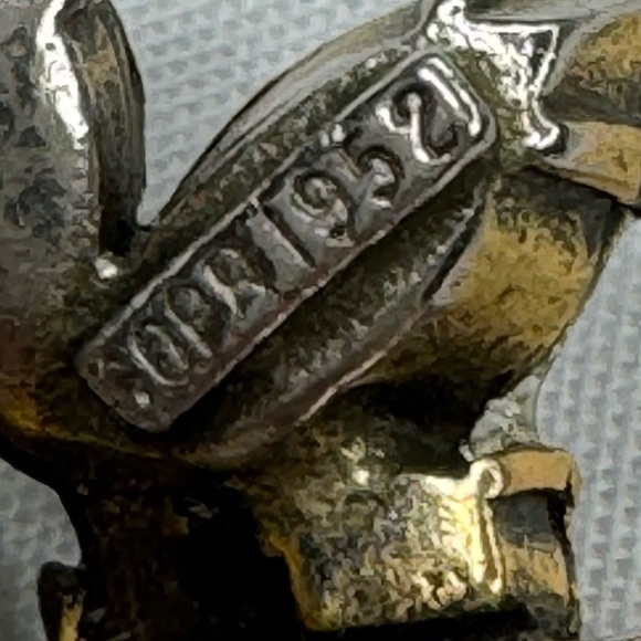 Vintage HOLLY CRAFT blue rhinestone bracelet 1952 great condition safety clasp - Picture 4 of 14